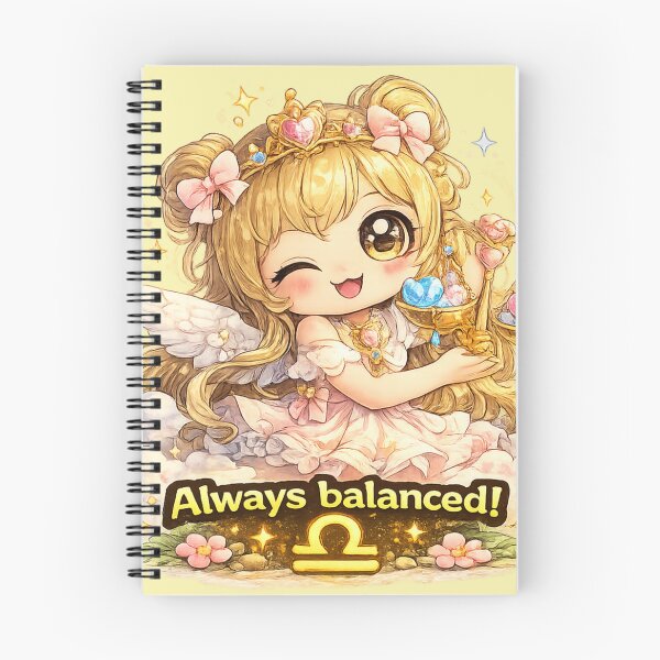 Item preview, Funny Cute Libra Big Eyes Kawaii Zodiac Cartoon Always Balanced designed and sold by StickyDelights.