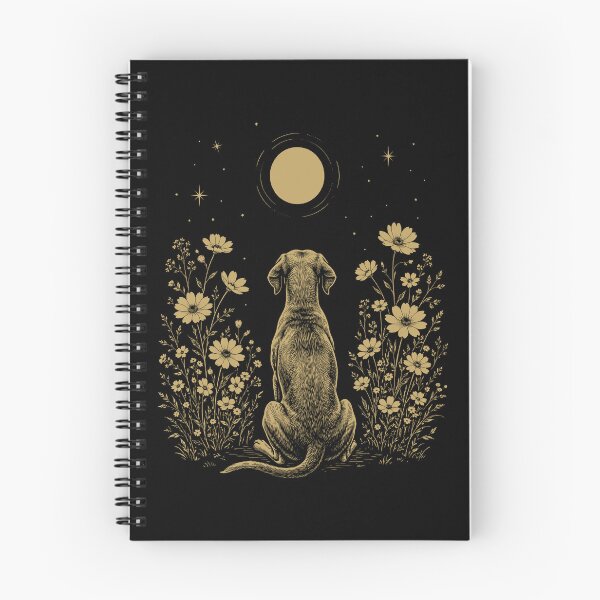 Item preview, Weimaraner Moon Night Flower Minimalist Boho Dog Lover designed and sold by DoodleTortle.