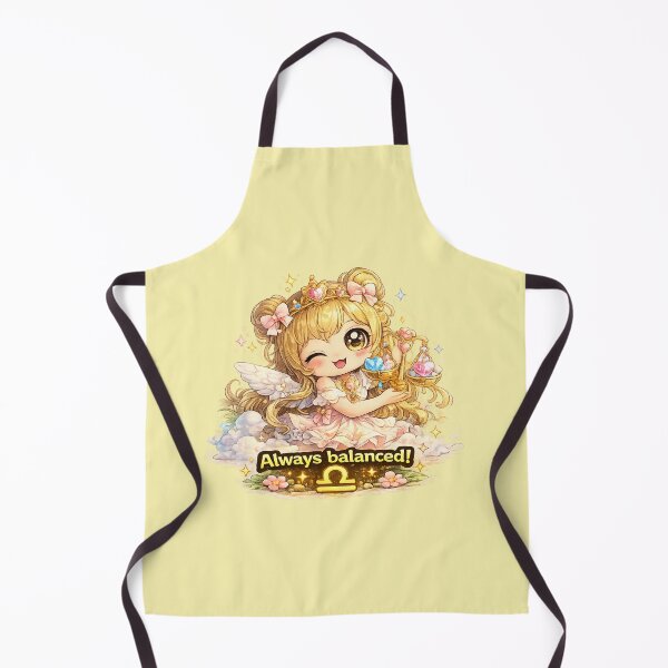 Item preview, Funny Cute Libra Big Eyes Kawaii Zodiac Cartoon Always Balanced designed and sold by StickyDelights.