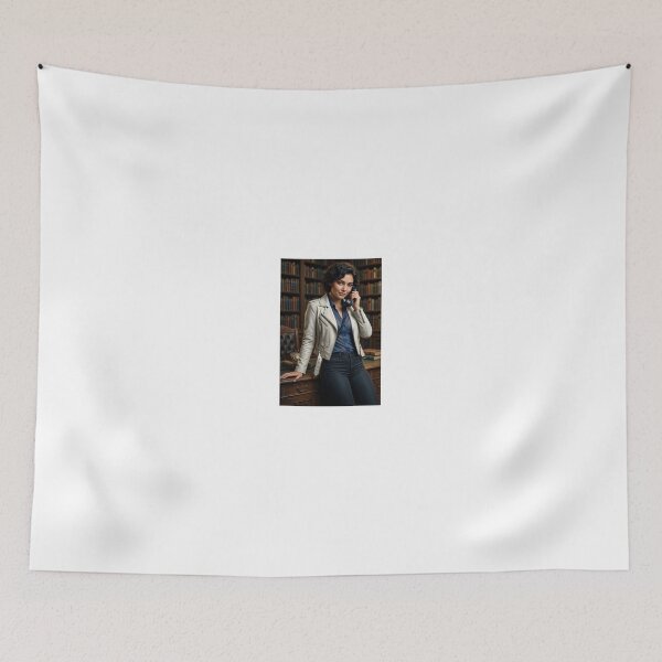 Item preview, Dr Sarah Doc Duvall white jacket rotary telephone designed and sold by CathryneDelamort.