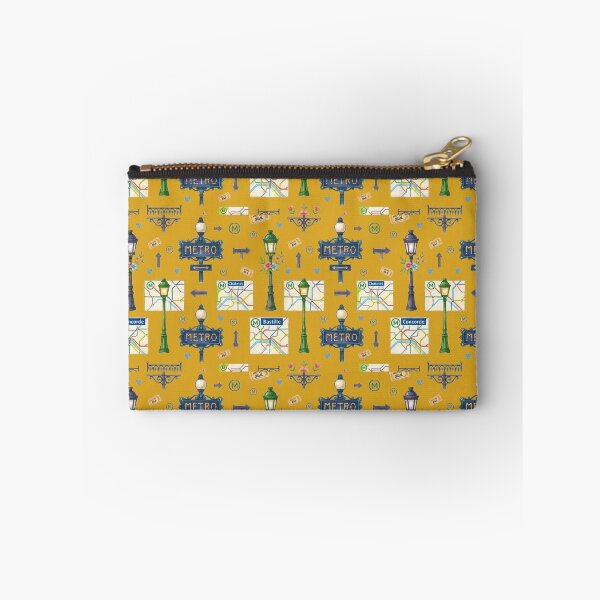 Item preview, Paris Metro Subway Map Pattern - Vintage French Transit Art designed and sold by MT-Hub | Cute Aesthetic Art, Stickers & Phone Cases.