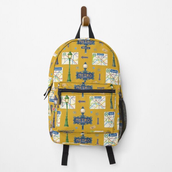Item preview, Paris Metro Subway Map Pattern - Vintage French Transit Art designed and sold by MT-Hub | Cute Aesthetic Art, Stickers & Phone Cases.