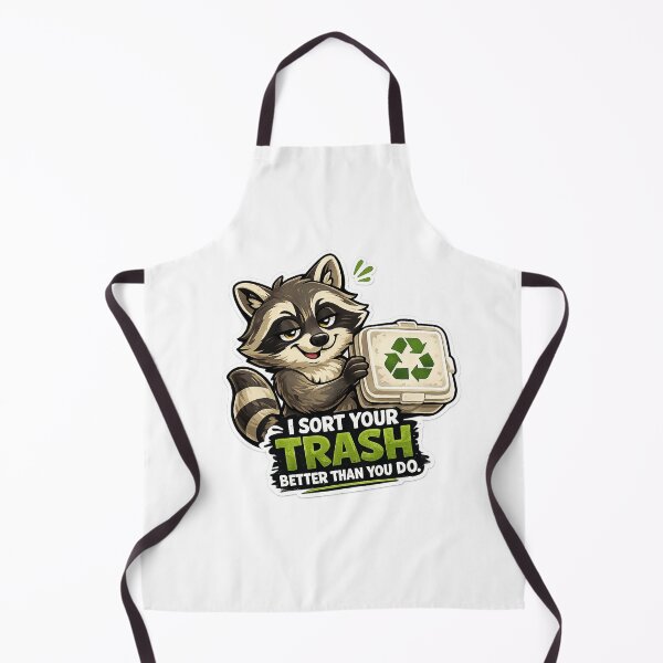 Item preview, Funny Eco Mom Gift Sarcastic Recycling Raccoon designed and sold by Gentlestate.