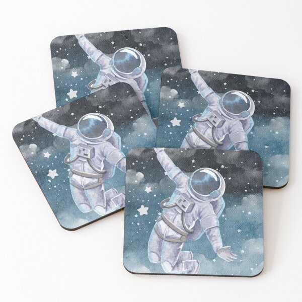 Item preview, Astronaut Watercolor  designed and sold by Desikhanna123.