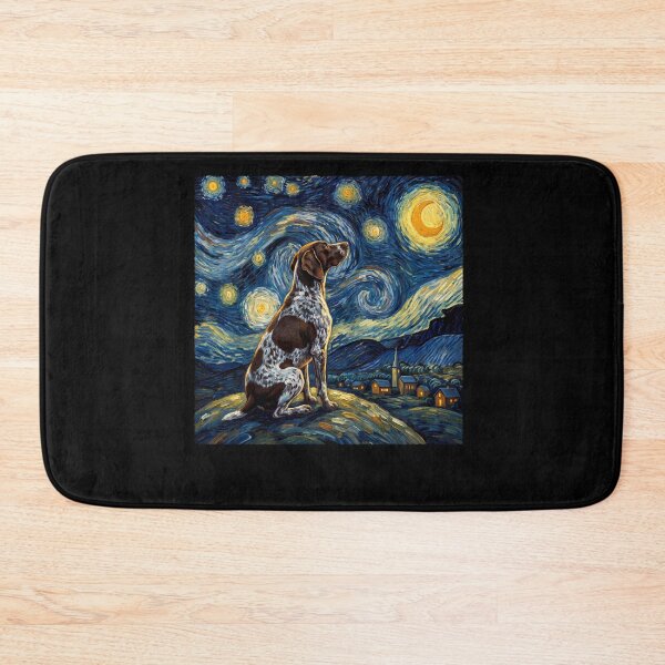 Item preview, German Shorthaired Pointer Starry Night Van Gogh Art Dog Lover designed and sold by TerryConnells.