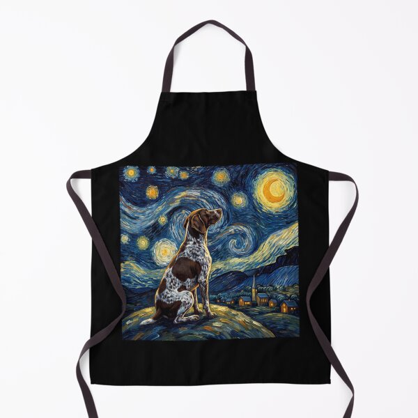 Item preview, German Shorthaired Pointer Starry Night Van Gogh Art Dog Lover designed and sold by TerryConnells.