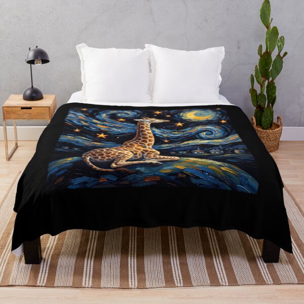 Item preview, Giraffe Starry Night Van Gogh Art Lover designed and sold by TerryConnells.