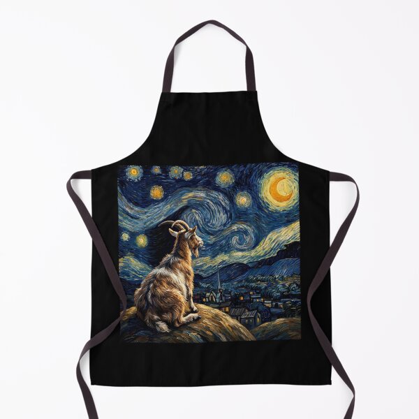 Item preview, Goat Starry Night Van Gogh Art Lover designed and sold by TerryConnells.