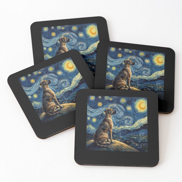 Item preview, Great Dane Starry Night Van Gogh Art Dog Lover designed and sold by TerryConnells.