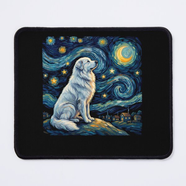 Item preview, Great Pyrenees Starry Night Van Gogh Art Dog Lover designed and sold by TerryConnells.