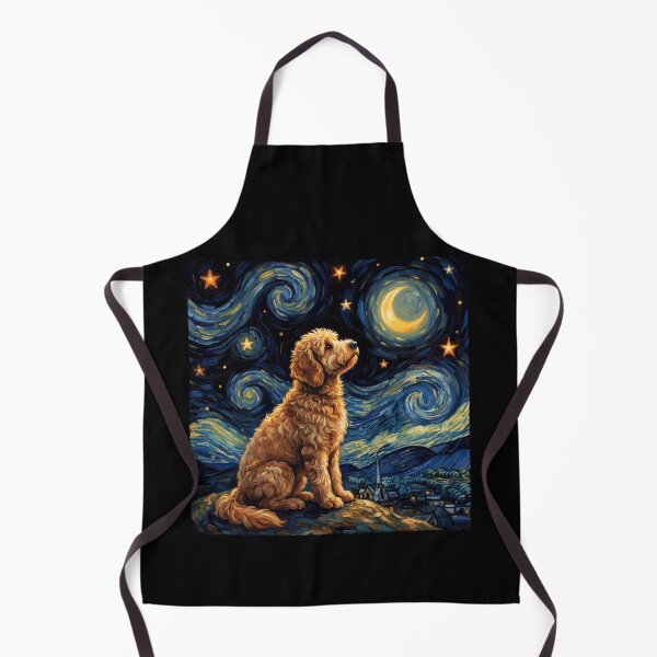 Item preview, Goldendoodle Starry Night Van Gogh Art Dog Lover designed and sold by TerryConnells.