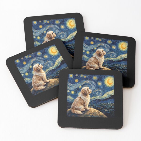 Item preview, Havanese Starry Night Van Gogh Art Dog Lover designed and sold by TerryConnells.
