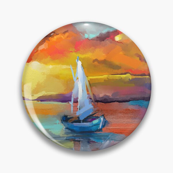 Item preview, Sailboat in the sunset  designed and sold by Desikhanna123.