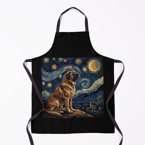 Item preview, Mastiff Starry Night Van Gogh Art Dog Lover designed and sold by TerryConnells.