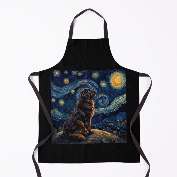 Item preview, Newfoundland Starry Night Van Gogh Art Dog Lover designed and sold by TerryConnells.