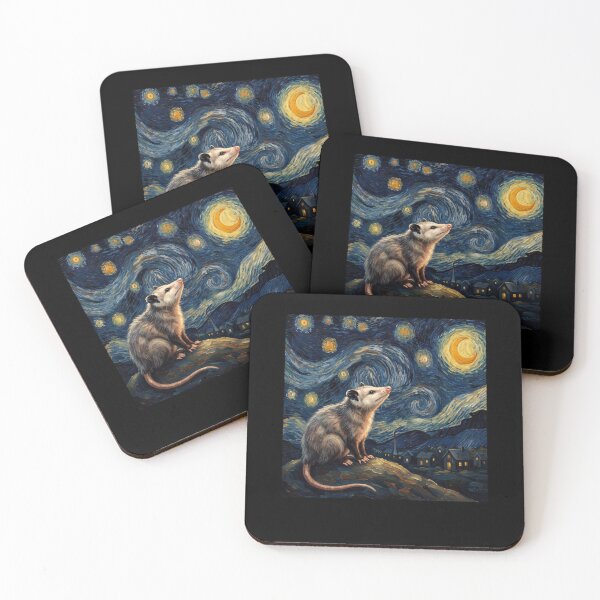 Item preview, Opossum Starry Night Van Gogh Art Lover designed and sold by TerryConnells.