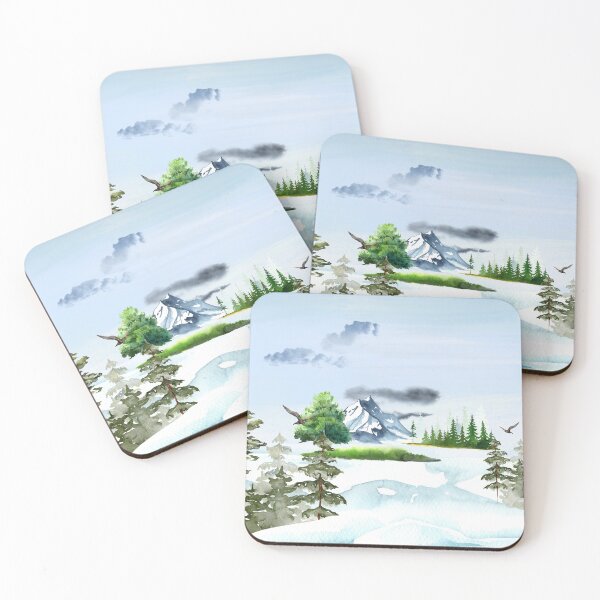 Item preview, Winter Mountain Landscape  designed and sold by Desikhanna123.