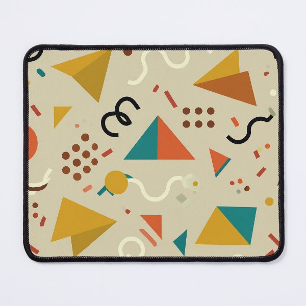 Item preview, Teal, Mustard & Orange Shapes: Lively Cartoon Vibe designed and sold by mittie101.