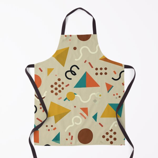 Item preview, Teal, Mustard & Orange Shapes: Lively Cartoon Vibe designed and sold by mittie101.