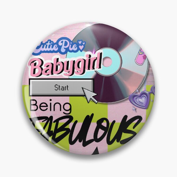 Item preview, Cutie Pie Babygirl Start Being Fabulous Y2K designed and sold by peepprints.