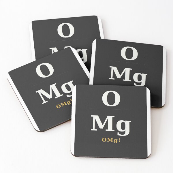 Item preview, OMg Oxygen Magnesium Funny Chemistry Pun designed and sold by Saturn5a.
