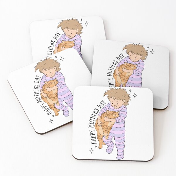 Item preview, Happy Mother’s Day Hugging Ginger Cat Illustration designed and sold by Blupunk.