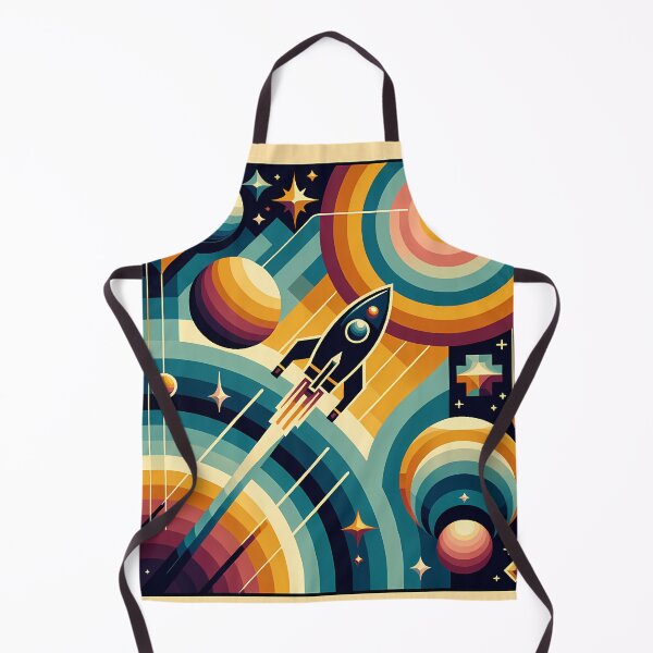 Item preview, Rocket Launch Through Geometric Gradient Space designed and sold by InkSmithery.