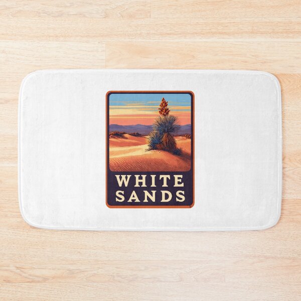 Item preview, White Sands National Park Yucca Desert Dunes Vintage Travel Poster Magnet designed and sold by Blurbean.