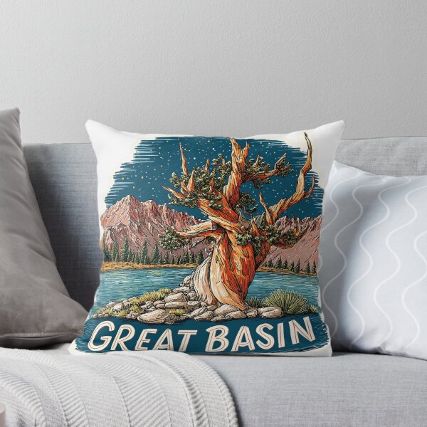 Item preview, Great Basin National Park Ancient Bristlecone Pine Starry Night   Illustration Magnet designed and sold by Blurbean.