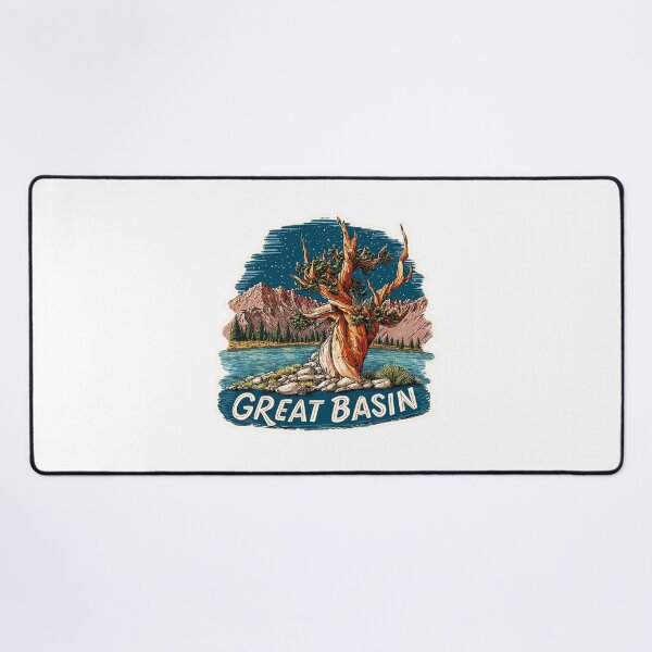 Item preview, Great Basin National Park Ancient Bristlecone Pine Starry Night Illustration Magnet designed and sold by Blurbean.