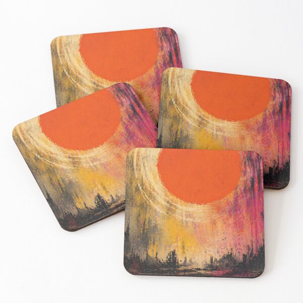 Item preview, Soft Apocalypse – Silent End Times over an Abstract City | Melancholic Modern Art designed and sold by Bernd Friese.