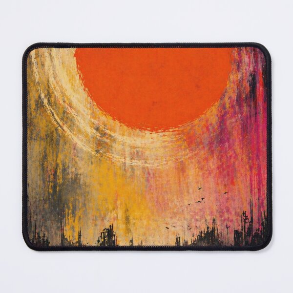 Item preview, Soft Apocalypse – Silent End Times over an Abstract City | Melancholic Modern Art designed and sold by Bernd Friese.