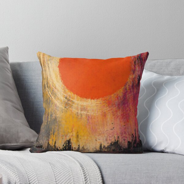 Item preview, Soft Apocalypse – Silent End Times over an Abstract City | Melancholic Modern Art designed and sold by Bernd Friese.