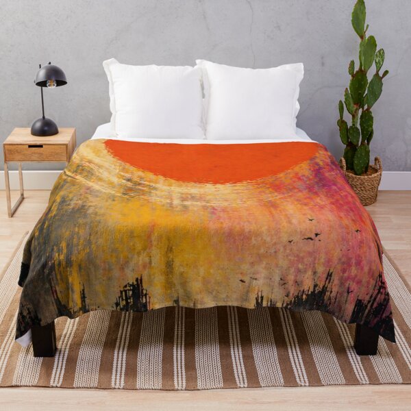 Item preview, Soft Apocalypse – Silent End Times over an Abstract City | Melancholic Modern Art designed and sold by Bernd Friese.