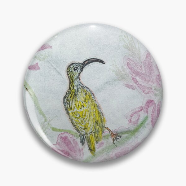 Item preview, Bird with Pink Flowers designed and sold by SolartiandBrush.
