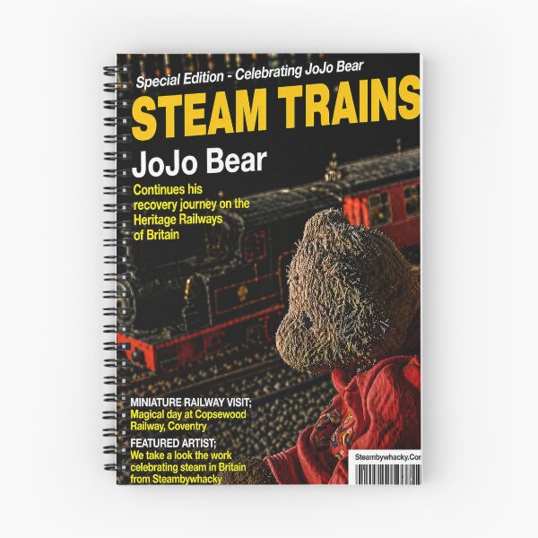 Item preview, Steam Trains with JoJo Bear designed and sold by designbywhacky.