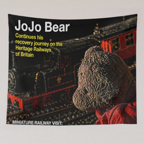 Item preview, Steam Trains with JoJo Bear designed and sold by designbywhacky.