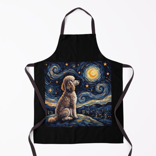 Item preview, Poodle Starry Night Van Gogh Art Dog Lover designed and sold by TerryConnells.