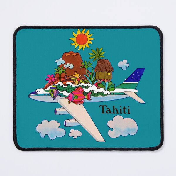 Item preview, Tahiti Vintage Travel Poster Art designed and sold by Corinne Alexa Jackson.