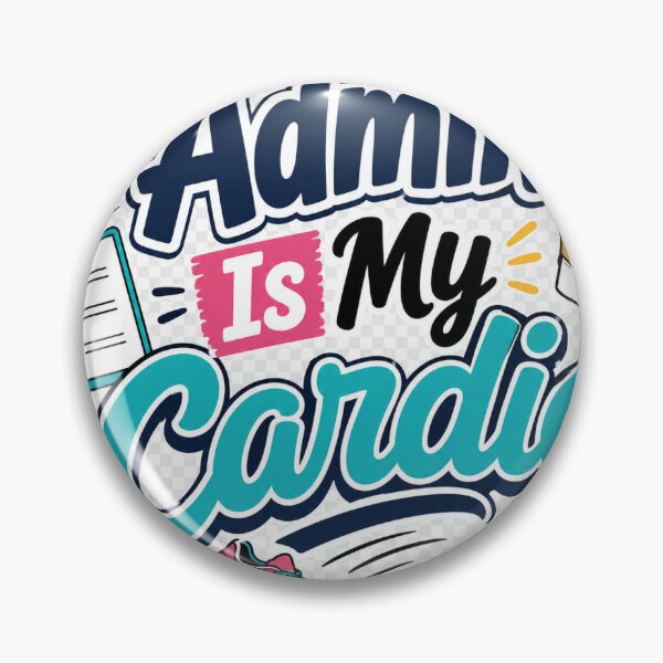 Item preview, Admin Is My Cardio designed and sold by Vividy.