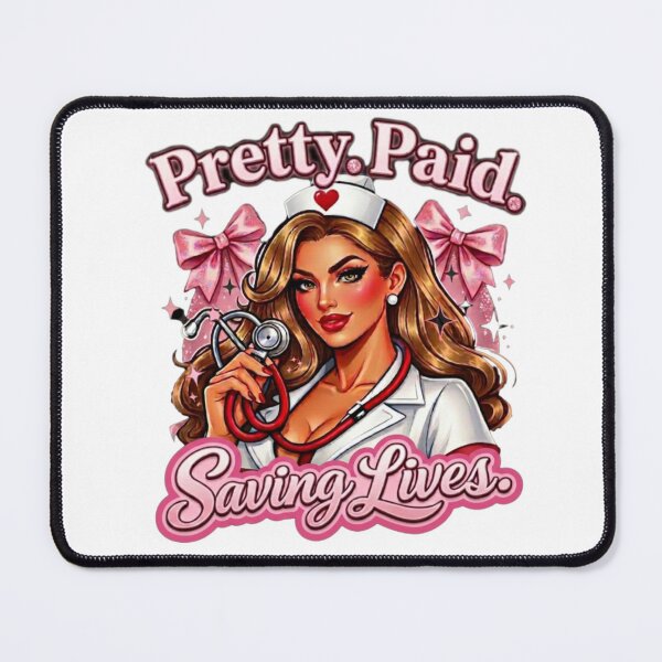 Item preview, Pretty Paid Nurse Saving Lives designed and sold by Prime legend .