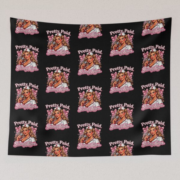 Item preview, Pretty Paid Nurse Saving Lives designed and sold by Prime legend .