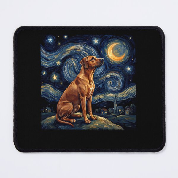 Item preview, Rhodesian Ridgeback Starry Night Van Gogh Art Dog Lover designed and sold by TerryConnells.