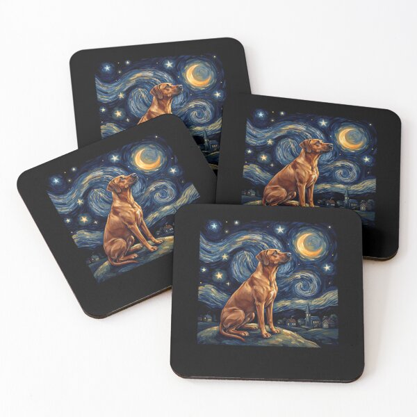 Item preview, Rhodesian Ridgeback Starry Night Van Gogh Art Dog Lover designed and sold by TerryConnells.