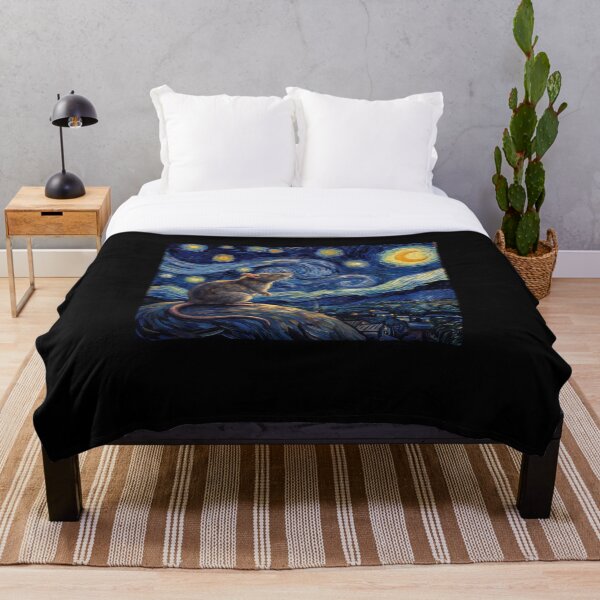 Item preview, Rat Starry Night Van Gogh Art Lover designed and sold by TerryConnells.