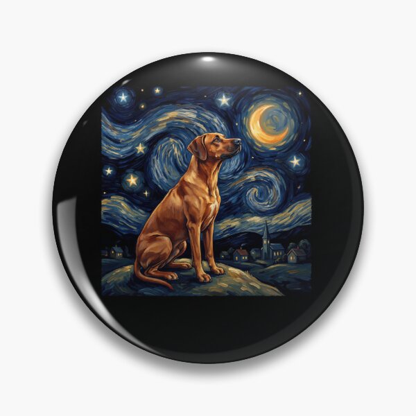 Item preview, Rhodesian Ridgeback, Noche Estrellada, Van Gogh, Arte, Amante de los Perros designed and sold by TerryConnells.