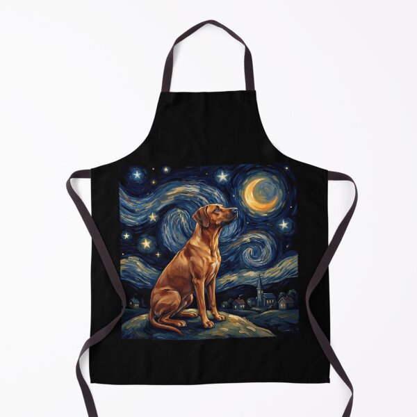 Item preview, Rhodesian Ridgeback Starry Night Van Gogh Art Dog Lover designed and sold by TerryConnells.