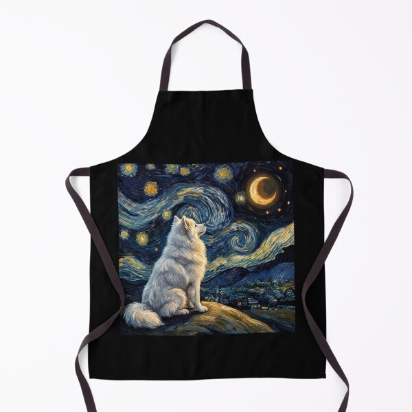 Item preview, Samoyed Starry Night Van Gogh Art Dog Lover designed and sold by TerryConnells.