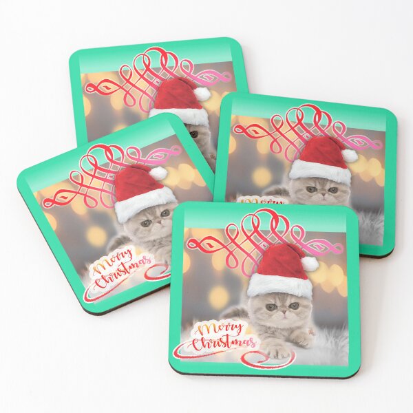 Item preview, Merry Christmas Little Cat (design by ACCI) designed and sold by VanyssaGraphics.