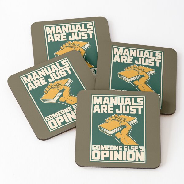 Item preview, Manuals Are Opinions designed and sold by SignumShop.